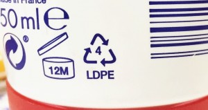 LDPE plastic recycling logo